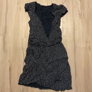 Brandy Melville wrap floral mini dress